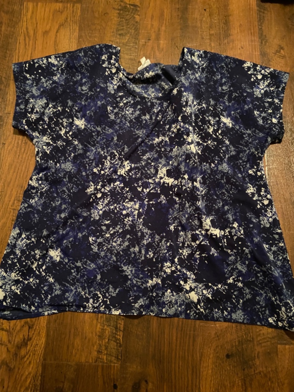 A Pea in the Pod Blouse Shirt Sz M Blue Lightweight
